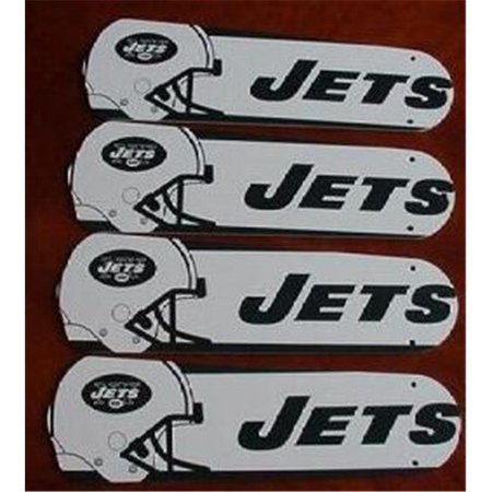 CEILING FAN DESIGNERS Ceiling Fan Designers 42SET-NFL-NYJ NFL York Jets Football 42 In. Ceiling Fan Blades Only 42SET-NFL-NYJ
